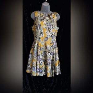 Floral Yellow Dress